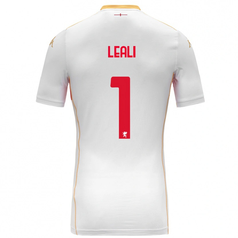 Danxen Criança Camisola Nicola Leali #1 Branco Vermelho Alternativa 2025/26 Camisa
