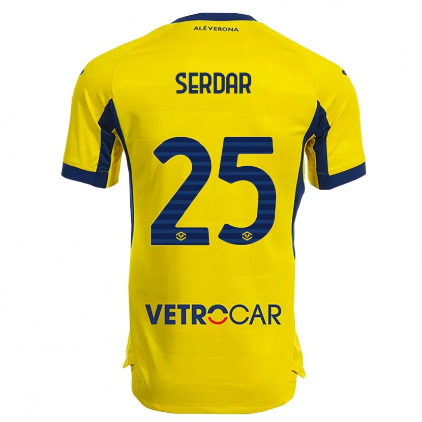 Danxen Criança Camisola Suat Serdar #25 Amarelo Marinho Alternativa 2025/26 Camisa