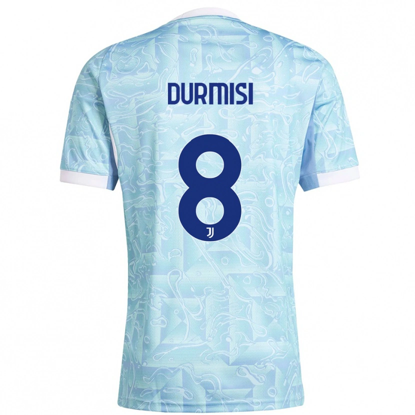 Danxen Criança Camisola Arman Durmiši #8 Azul Celeste Amarelo Alternativa 2025/26 Camisa