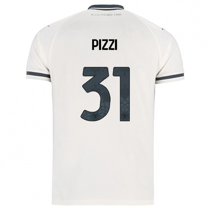 Danxen Criança Camisola Giorgia Pizzi #31 Branco Marinho Alternativa 2025/26 Camisa