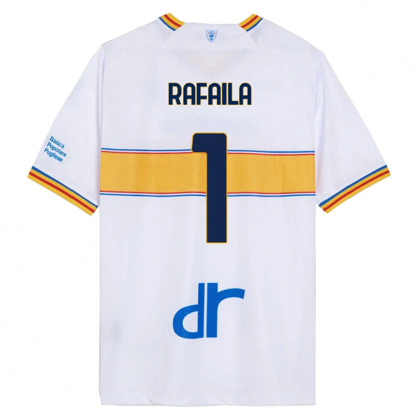 Danxen Criança Camisola Vlad Răfăilă #1 Branco Amarelo Alternativa 2025/26 Camisa