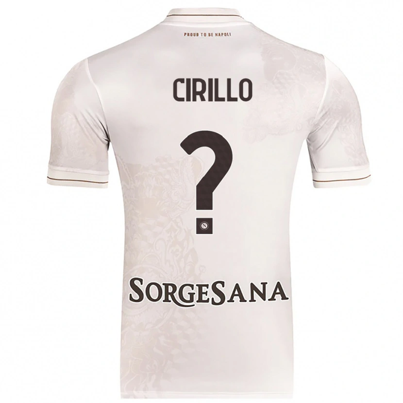 Danxen Criança Camisola Gioele Cirillo #0 Champagne Marrom Alternativa 2025/26 Camisa