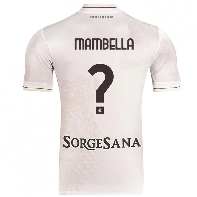 Danxen Criança Camisola Andrea Mambella #0 Champagne Marrom Alternativa 2025/26 Camisa