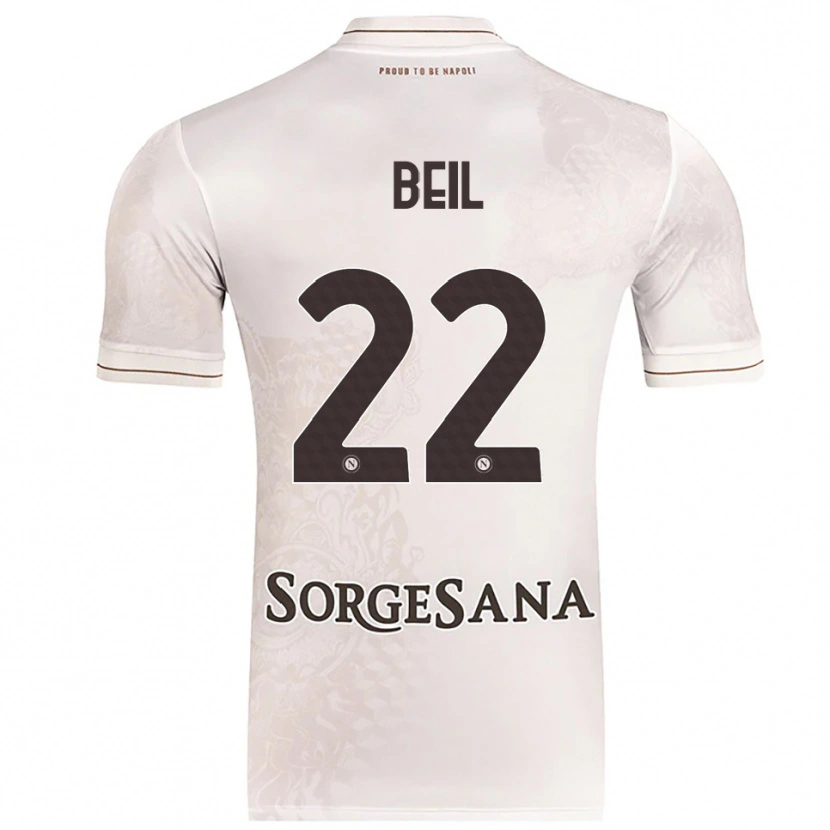 Danxen Criança Camisola Vivien Beil #22 Champagne Marrom Alternativa 2025/26 Camisa