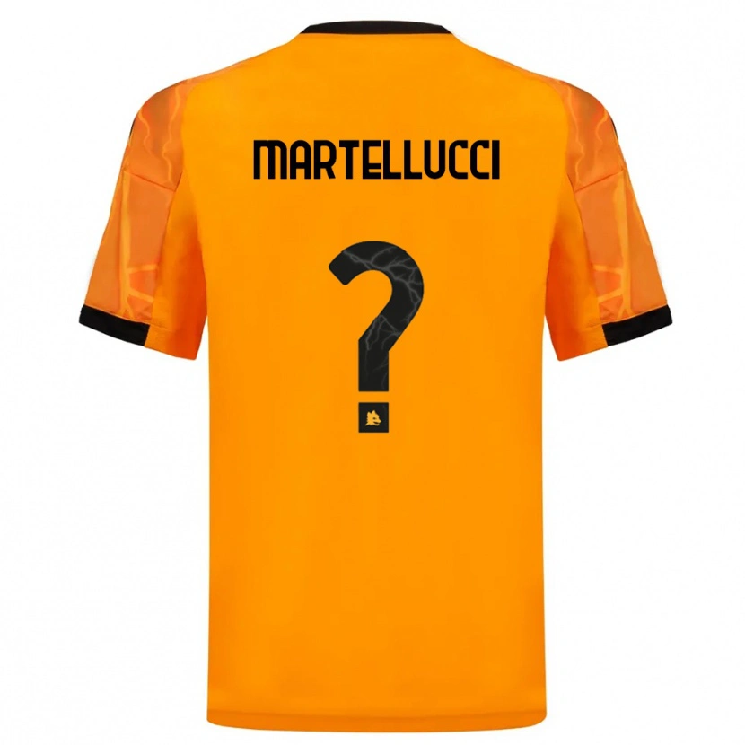Danxen Criança Camisola Federico Martellucci #0 Laranja Preto Alternativa 2025/26 Camisa