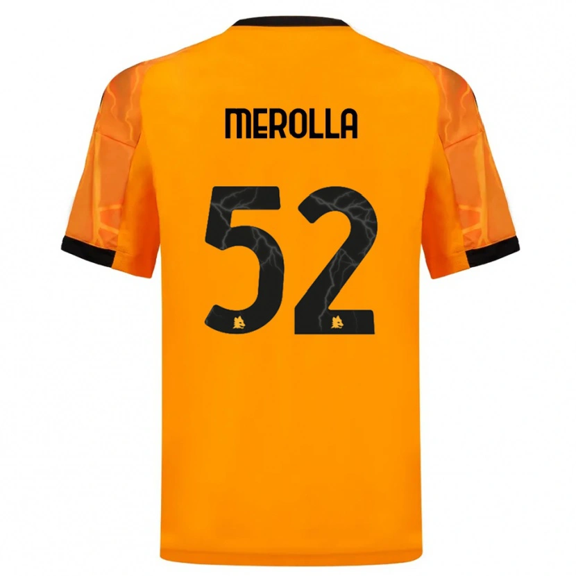 Danxen Criança Camisola Liliana Merolla #52 Laranja Preto Alternativa 2025/26 Camisa