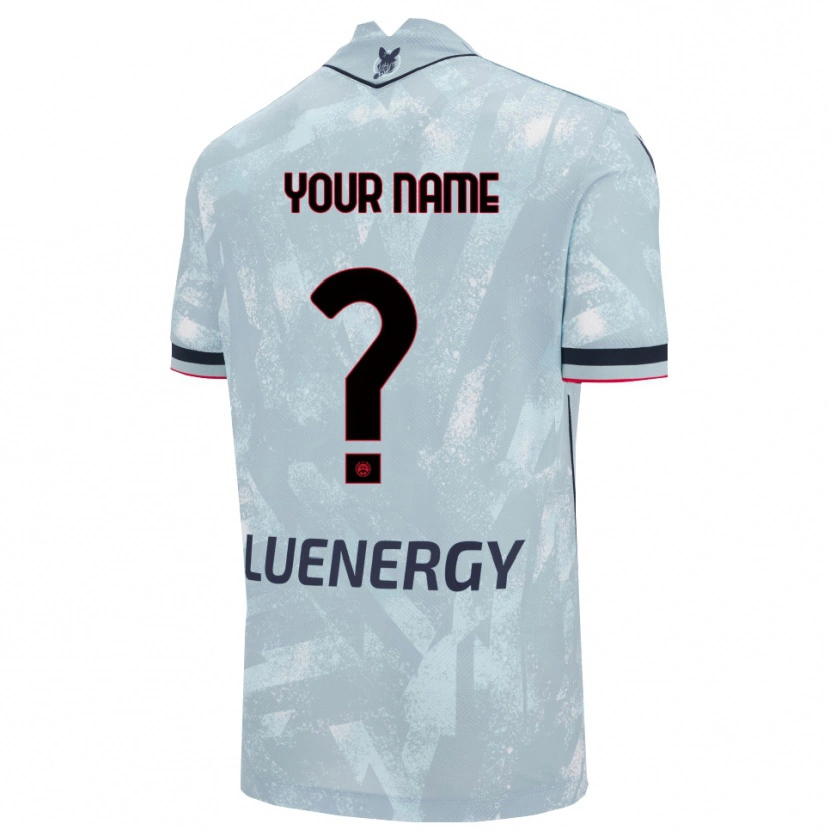 Danxen Criança Camisola Seu Nome #0 Azul Claro Preto Alternativa 2025/26 Camisa