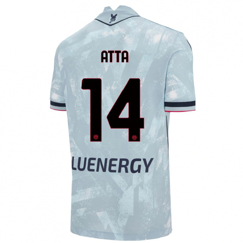 Danxen Criança Camisola Arthur Atta #14 Azul Claro Preto Alternativa 2025/26 Camisa