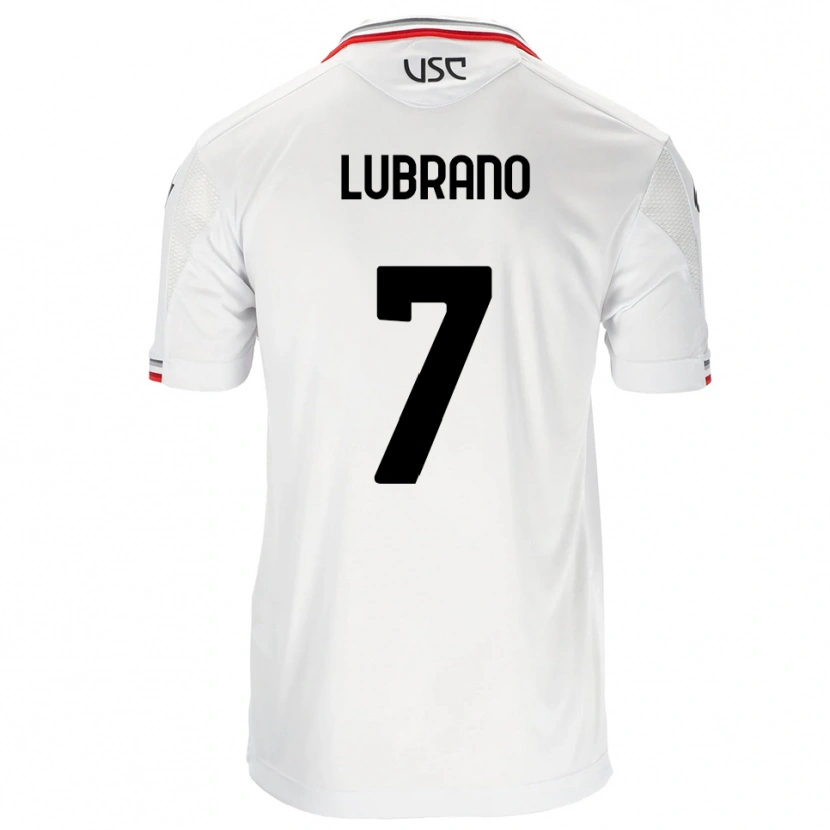 Danxen Criança Camisola Antonio Lubrano #7 Branco Vermelho Alternativa 2025/26 Camisa