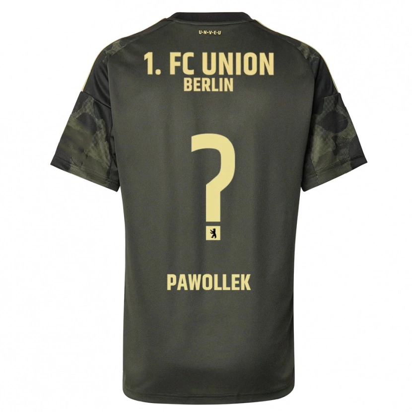 Danxen Criança Camisola Tanja Pawollek #0 Verde Escuro Preto Alternativa 2025/26 Camisa