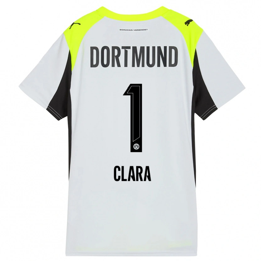 Danxen Criança Camisola Woltering Clara #1 Amarelo Fluorescente Alternativa 2025/26 Camisa