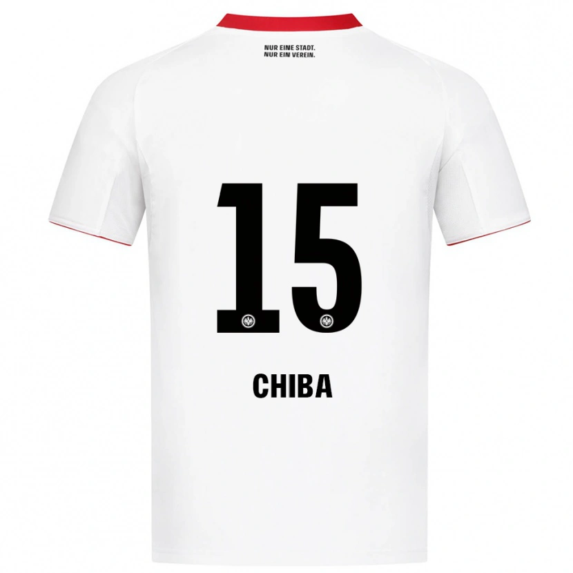 Danxen Criança Camisola Remina Chiba #15 Branco Vermelho Alternativa 2025/26 Camisa
