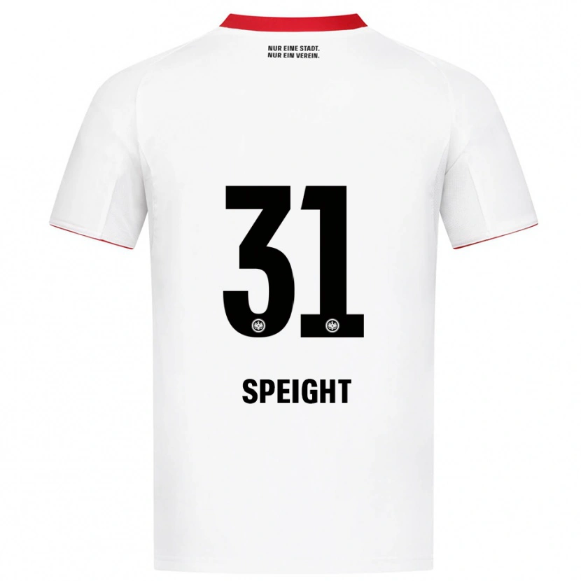 Danxen Criança Camisola Benjamin Speight #31 Branco Vermelho Alternativa 2025/26 Camisa