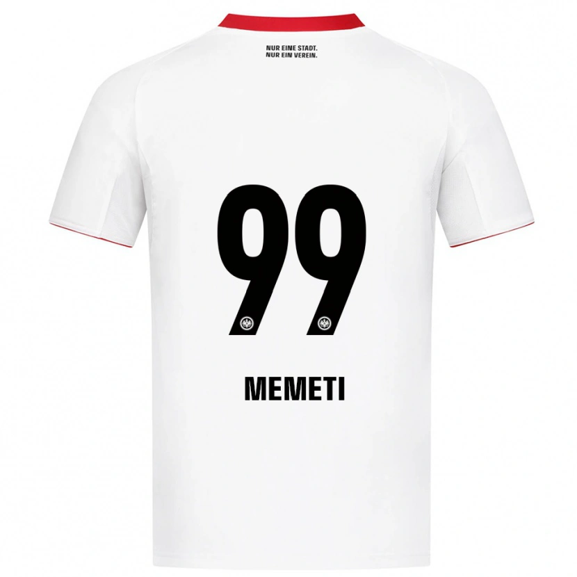 Danxen Criança Camisola Ereleta Memeti #99 Branco Vermelho Alternativa 2025/26 Camisa
