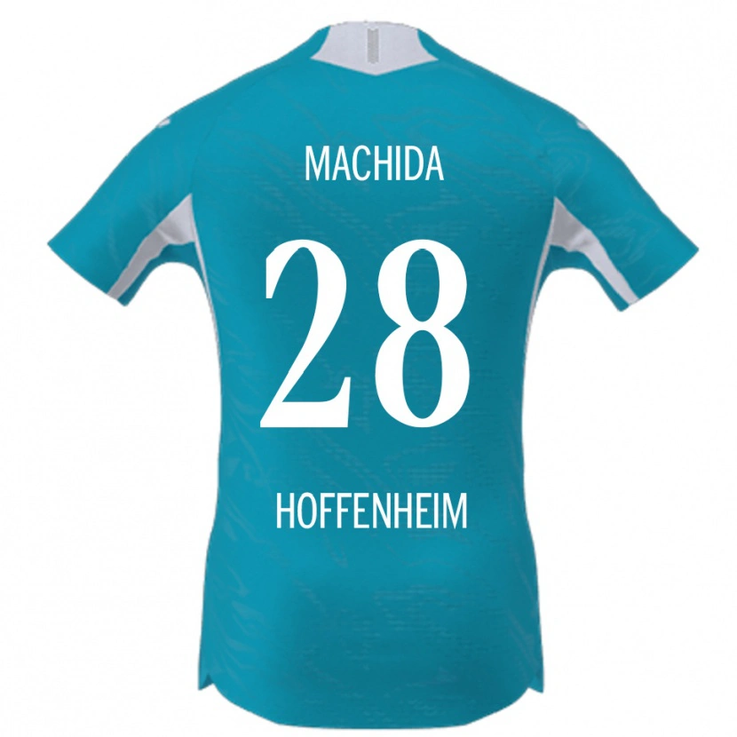 Danxen Criança Camisola Koki Machida #28 Azul Celeste Alternativa 2025/26 Camisa