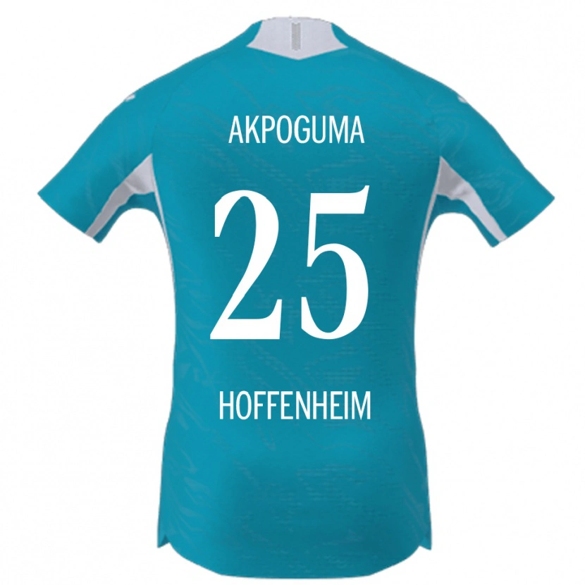 Danxen Criança Camisola Kevin Akpoguma #25 Azul Celeste Alternativa 2025/26 Camisa