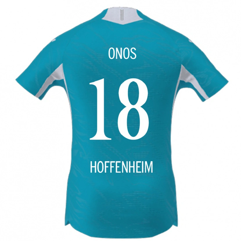Danxen Criança Camisola Melvin Onos #18 Azul Celeste Alternativa 2025/26 Camisa