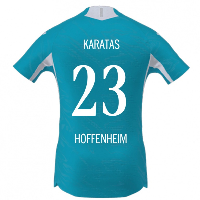 Danxen Criança Camisola Can Karatas #23 Azul Celeste Alternativa 2025/26 Camisa