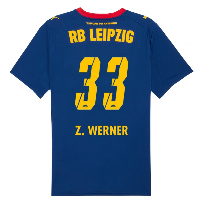 Danxen Criança Camisola Zoé Werner #33 Marinho Vermelho Alternativa 2025/26 Camisa