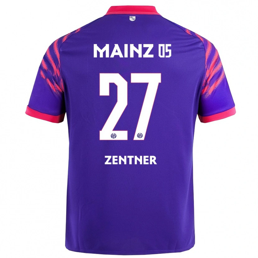 Danxen Criança Camisola Robin Zentner #27 Marinho Rosa Alternativa 2025/26 Camisa