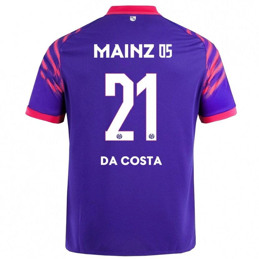 Danxen Criança Camisola Danny Da Costa #21 Marinho Rosa Alternativa 2025/26 Camisa