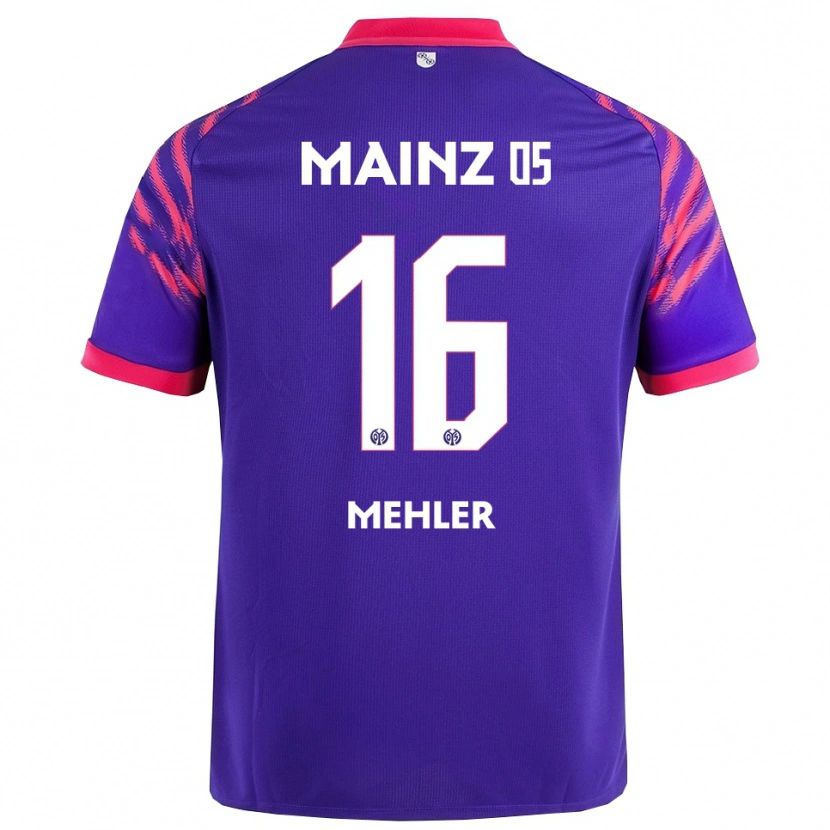 Danxen Criança Camisola Melina Mehler #16 Marinho Rosa Alternativa 2025/26 Camisa