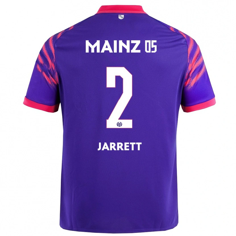 Danxen Criança Camisola Tyrone Jarrett #2 Marinho Rosa Alternativa 2025/26 Camisa