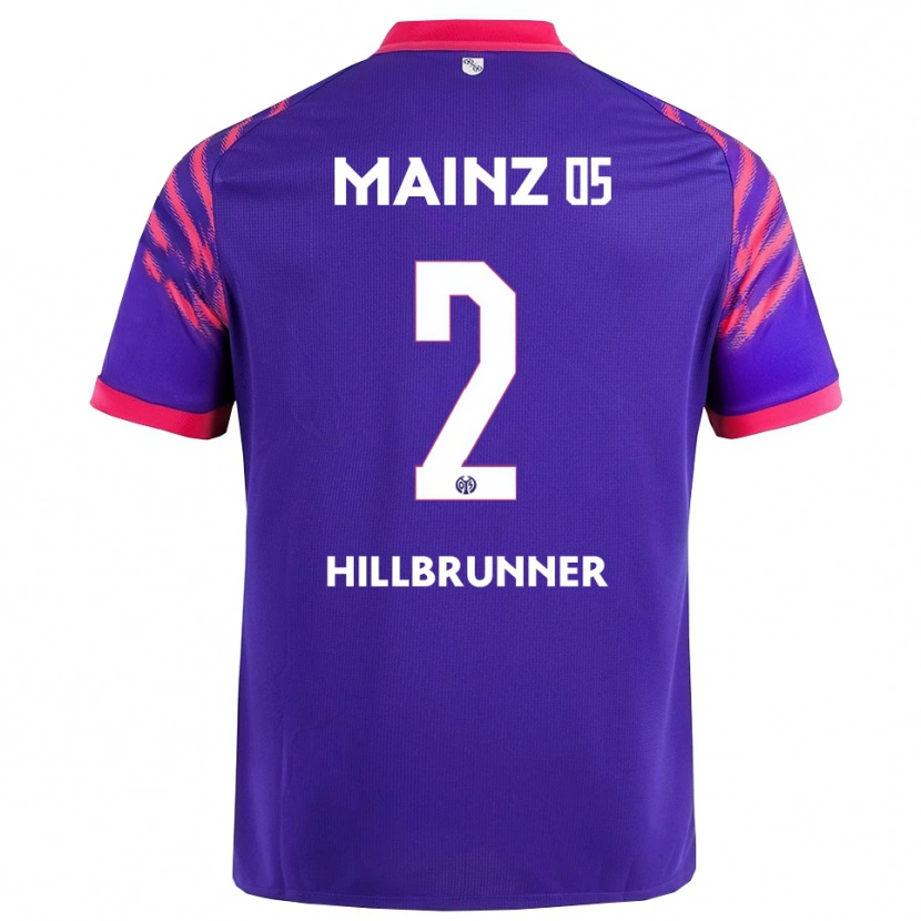 Danxen Criança Camisola Fynn Hillbrunner #2 Marinho Rosa Alternativa 2025/26 Camisa