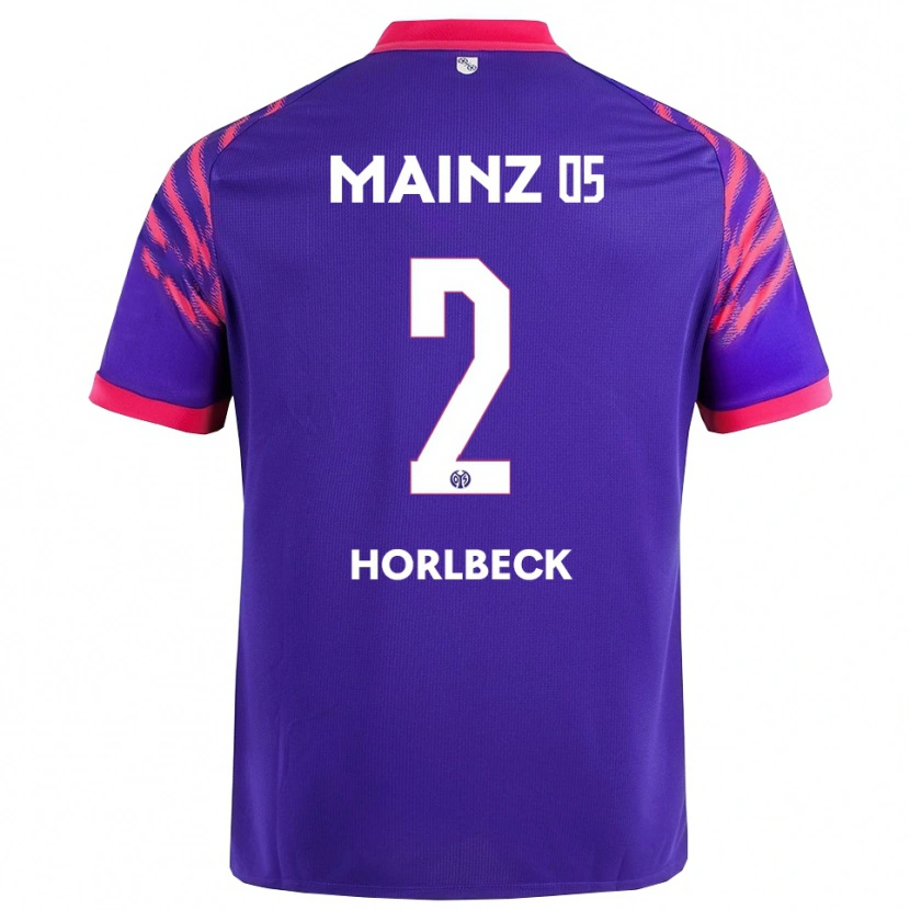 Danxen Criança Camisola Dominik Horlbeck #2 Marinho Rosa Alternativa 2025/26 Camisa