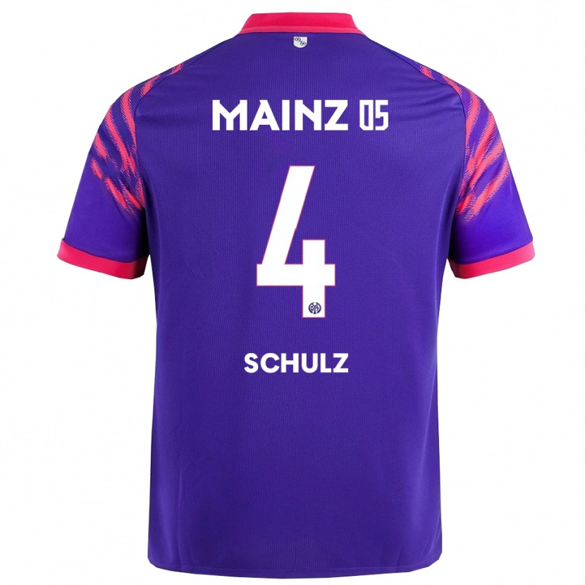 Danxen Criança Camisola Philipp Schulz #4 Marinho Rosa Alternativa 2025/26 Camisa
