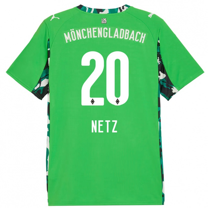 Danxen Criança Camisola Luca Netz #20 Verde Preto Alternativa 2025/26 Camisa