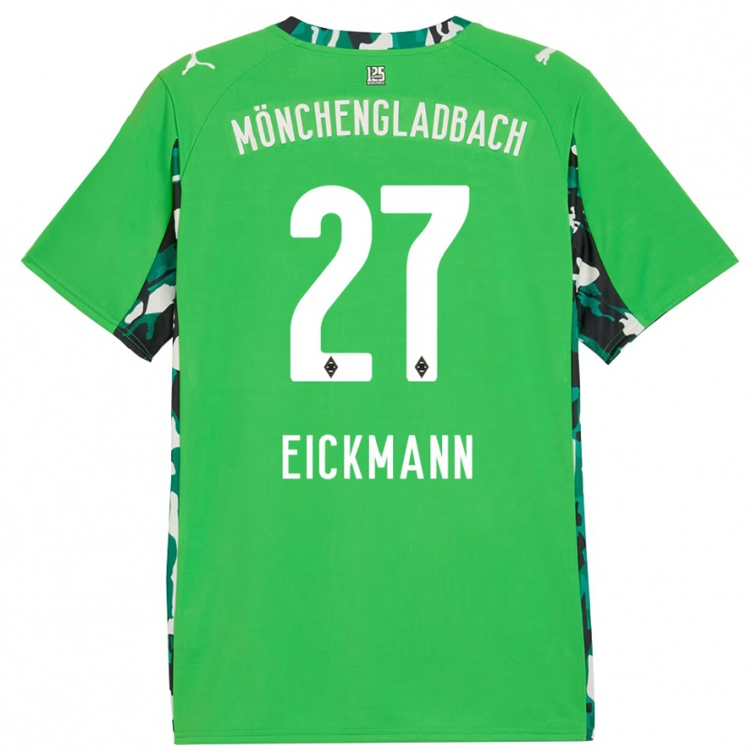 Danxen Criança Camisola Mia Eickmann #27 Verde Preto Alternativa 2025/26 Camisa