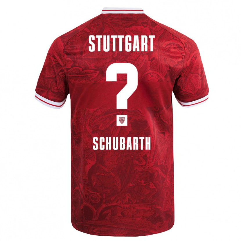 Danxen Criança Camisola Till Schubarth #0 Vermelho Preto Alternativa 2025/26 Camisa