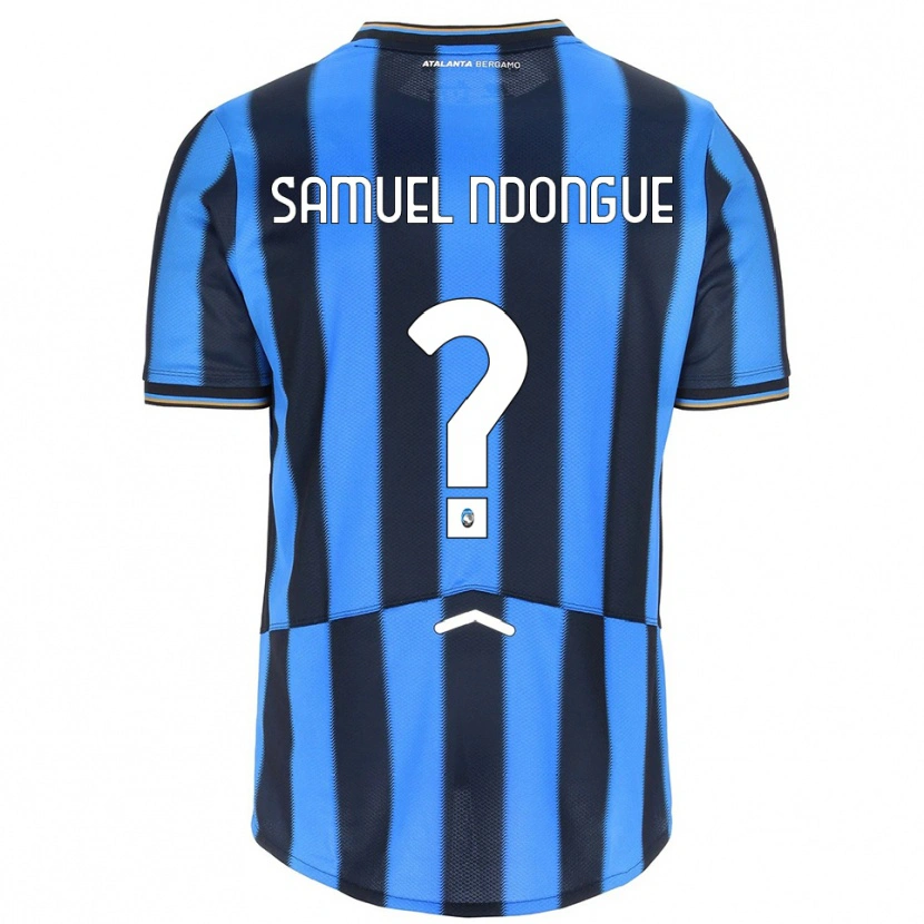 Danxen Homem Camisola Frederick Samuel Ndongue #0 Azul Celeste Preto Principal 2025/26 Camisa