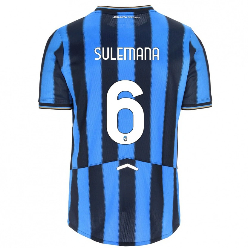 Danxen Homem Camisola Ibrahim Sulemana #6 Azul Celeste Preto Principal 2025/26 Camisa
