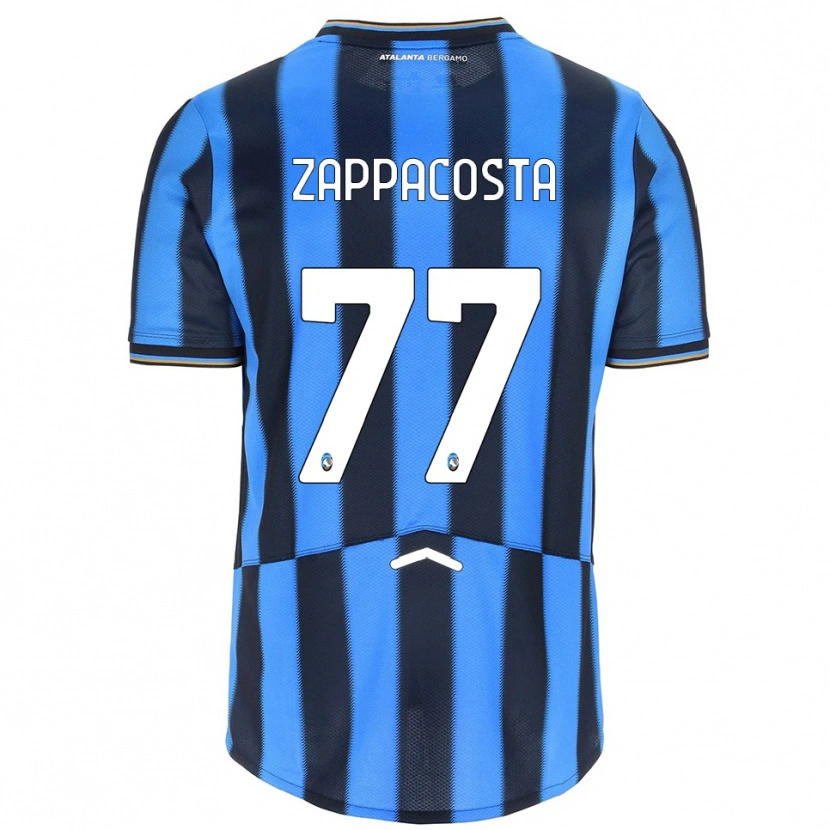 Danxen Homem Camisola Davide Zappacosta #77 Azul Celeste Preto Principal 2025/26 Camisa