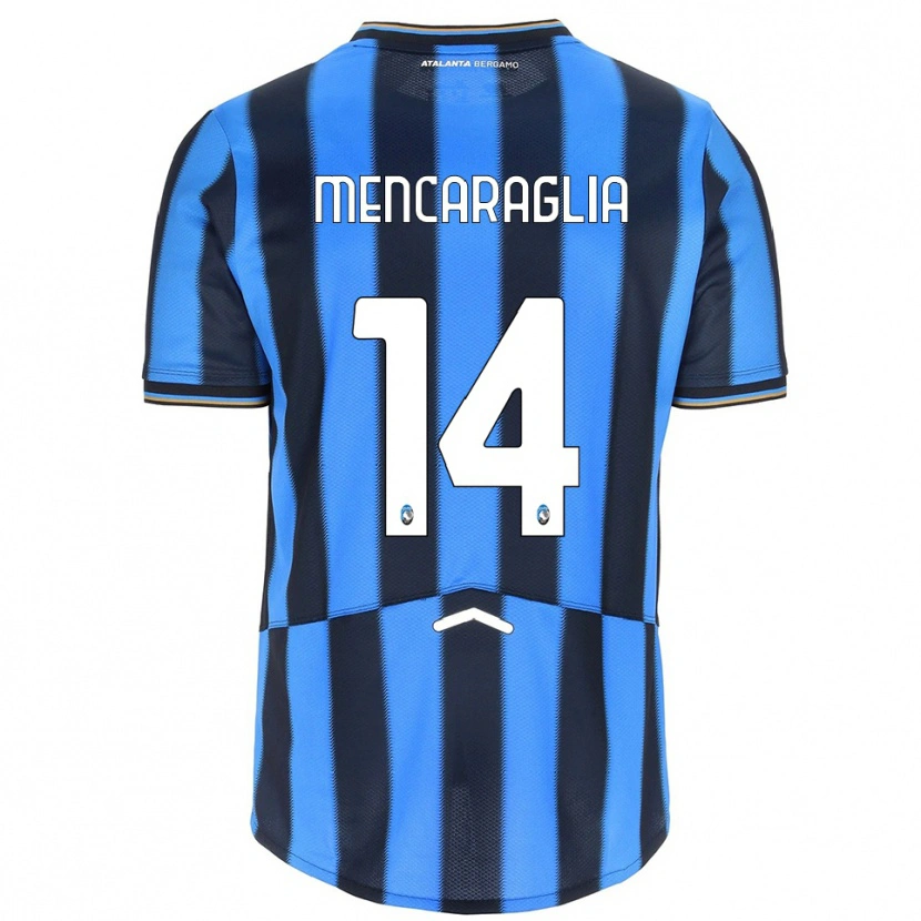 Danxen Homem Camisola Filippo Mencaraglia #14 Azul Celeste Preto Principal 2025/26 Camisa