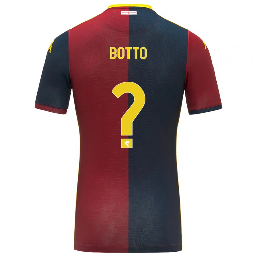 Danxen Homem Camisola Achille Botto #0 Vermelho Azul Royal Principal 2025/26 Camisa