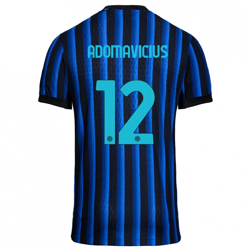 Danxen Homem Camisola Henrikas Adomavicius #12 Preto Azul Principal 2025/26 Camisa