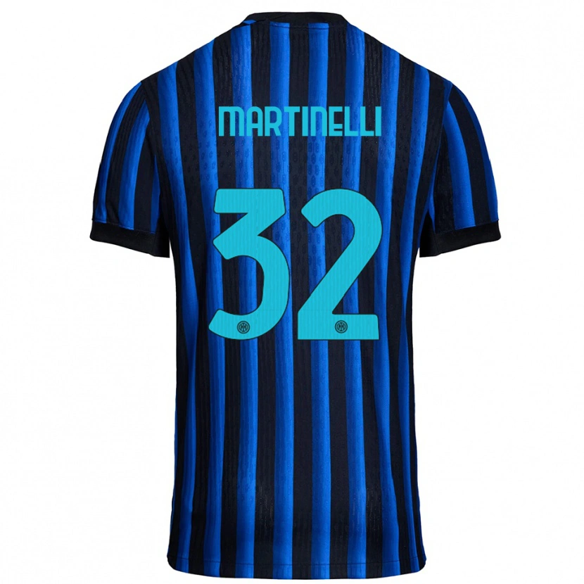 Danxen Homem Camisola Matilde Martinelli #32 Preto Azul Principal 2025/26 Camisa