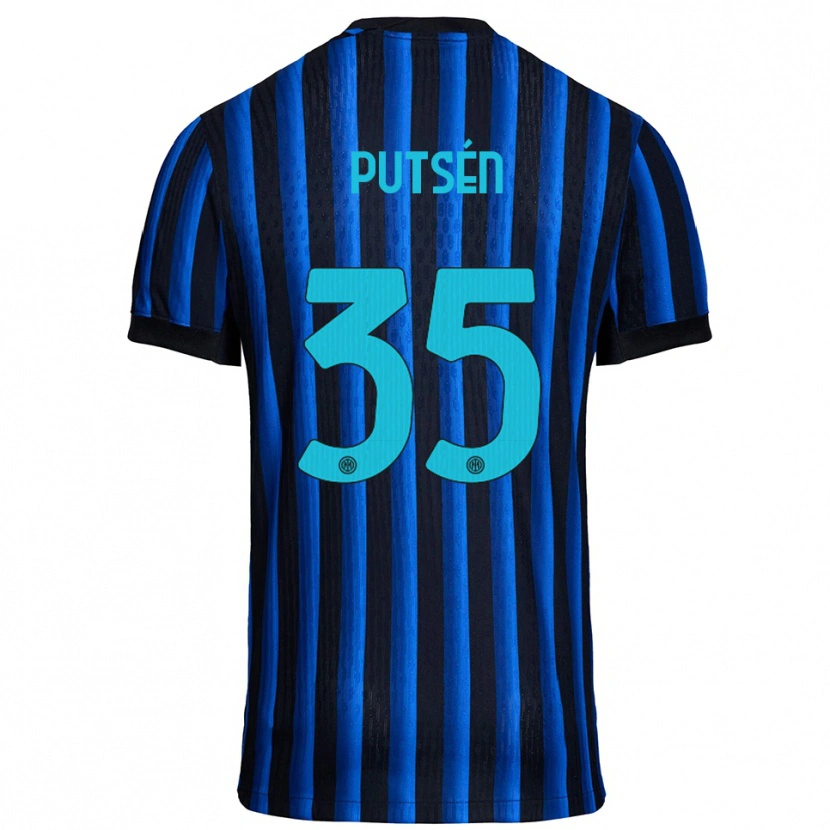 Danxen Homem Camisola Dino Putsén #35 Preto Azul Principal 2025/26 Camisa