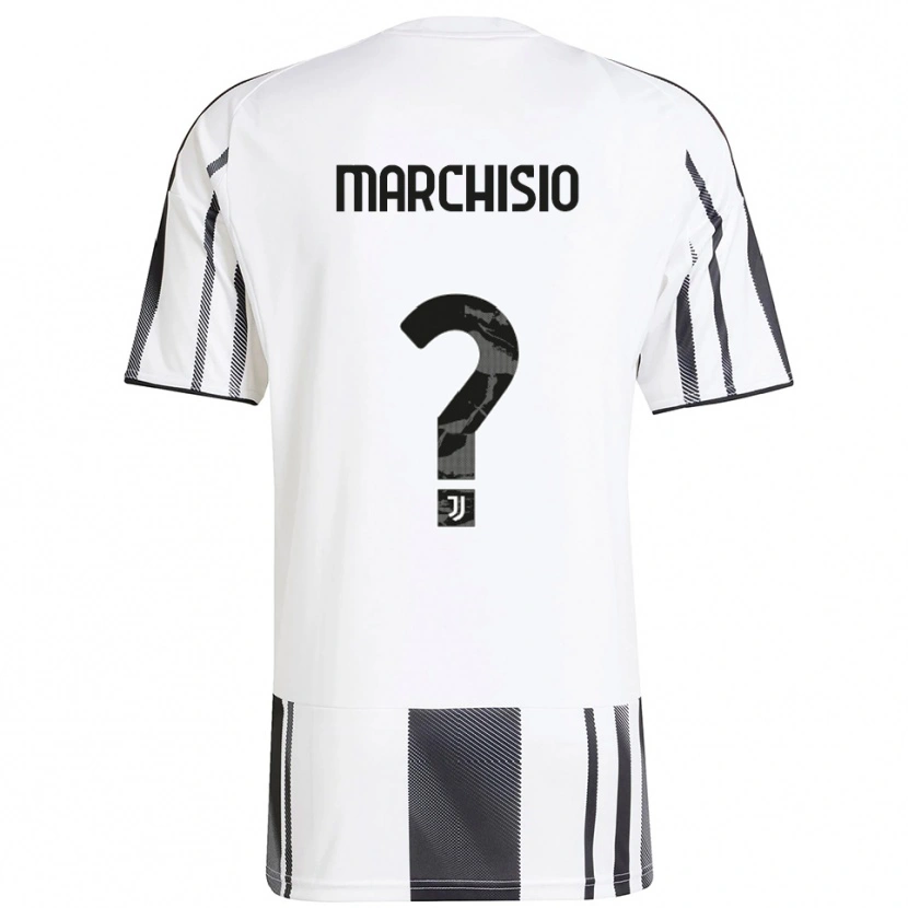 Danxen Homem Camisola Davide Marchisio #0 Branco Preto Principal 2025/26 Camisa