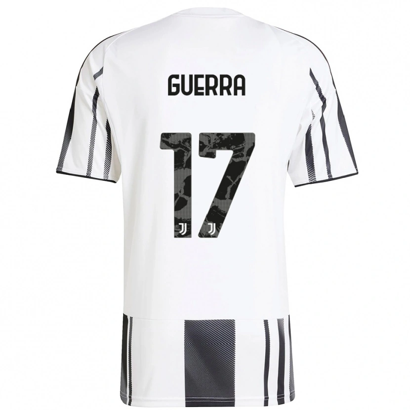 Danxen Homem Camisola Simone Guerra #17 Branco Preto Principal 2025/26 Camisa
