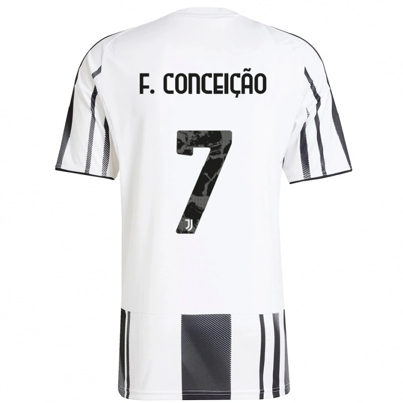 Danxen Homem Camisola Francisco Conceição #7 Branco Preto Principal 2025/26 Camisa