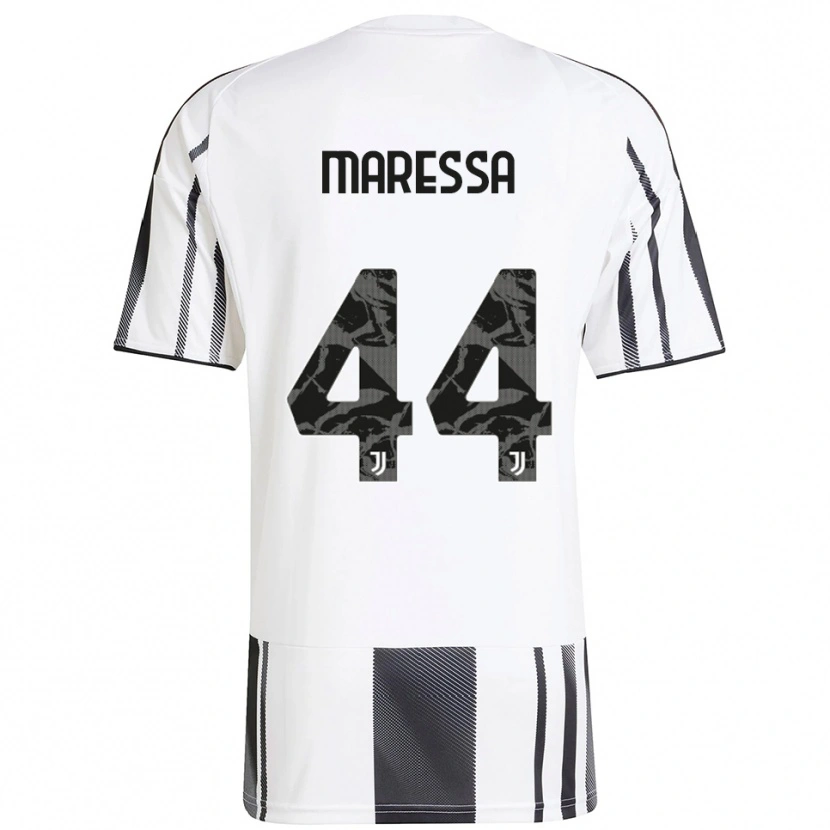Danxen Homem Camisola Tommaso Maressa #44 Branco Preto Principal 2025/26 Camisa