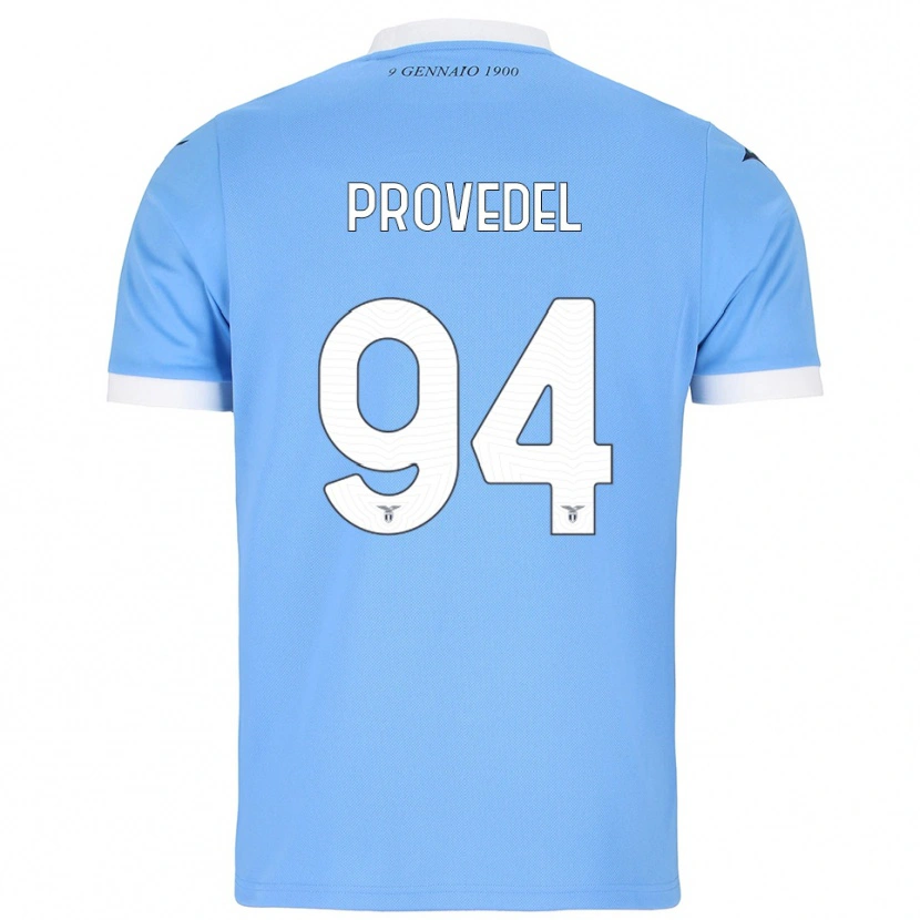 Danxen Homem Camisola Ivan Provedel #94 Azul Celeste Branco Principal 2025/26 Camisa