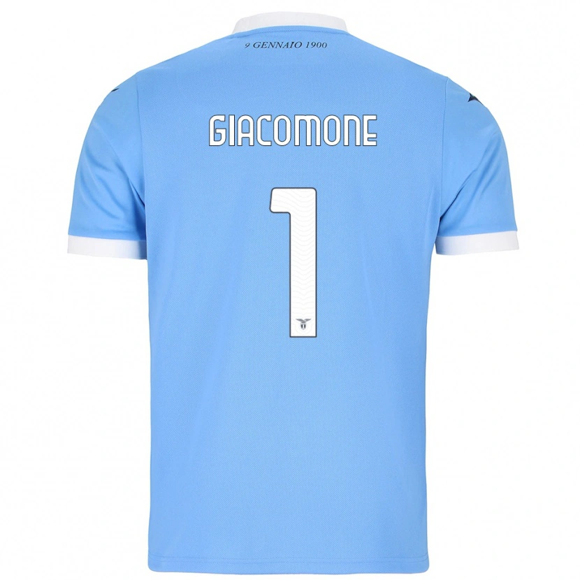Danxen Homem Camisola Giacomo Giacomone #1 Azul Celeste Branco Principal 2025/26 Camisa