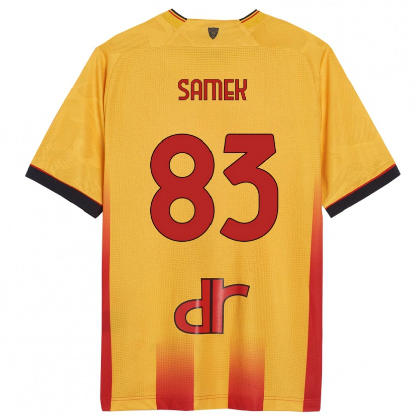 Danxen Homem Camisola Daniel Samek #83 Amarelo Laranja Principal 2025/26 Camisa