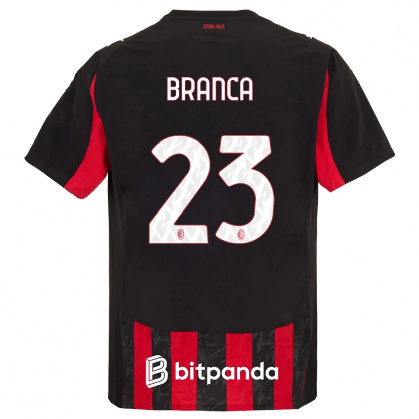 Danxen Homem Camisola Simone Branca #23 Vermelho Preto Principal 2025/26 Camisa