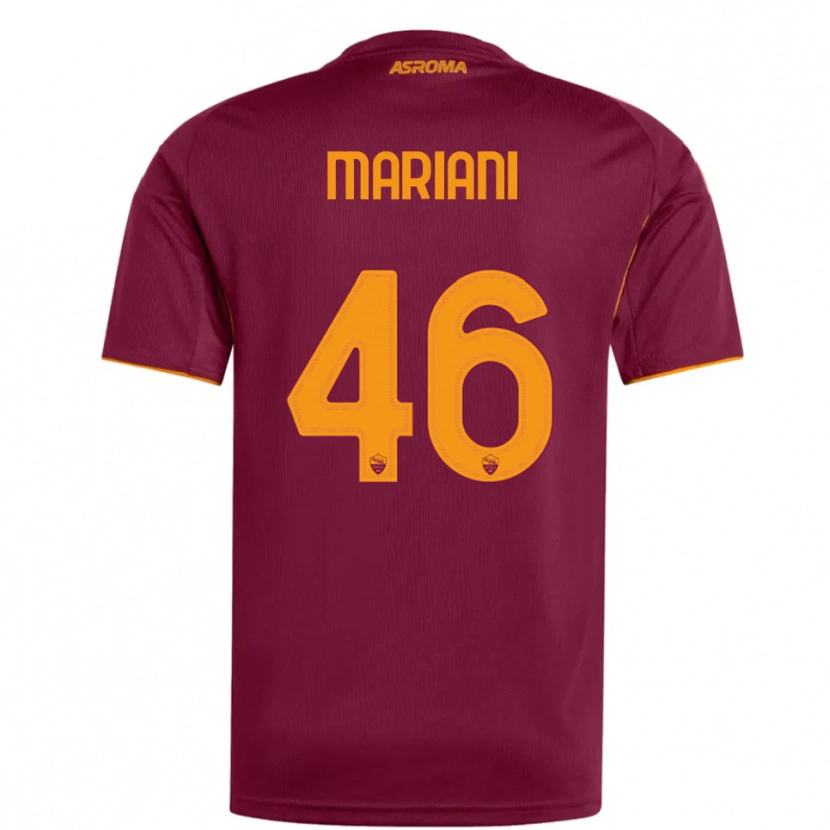 Danxen Homem Camisola Christian Mariani #46 Borgonha Laranja Principal 2025/26 Camisa